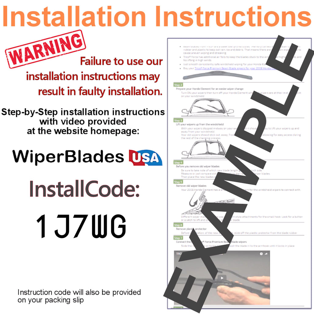 Install Instructions & video for 2013 Buick Verano Tempest Elite Wiper Blades - WiperBladesUSA