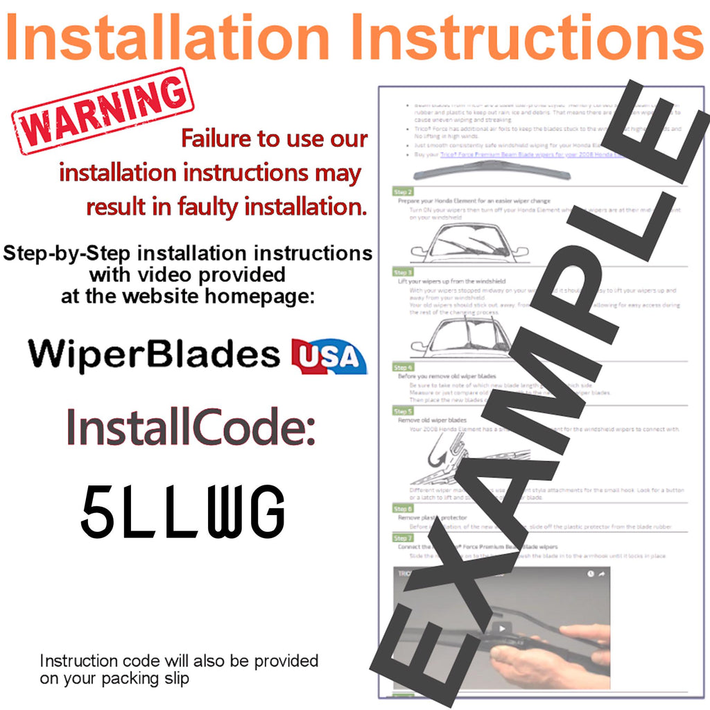 Install Instructions & video for 2001 GMC Sierra 1500 HD Pulse Wiper Blades - WiperBladesUSA
