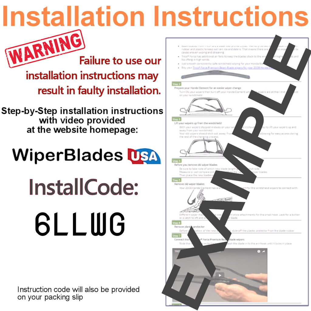 Install Instructions & video for 2013 Hyundai Santa Fe Pulse Wiper Blades - WiperBladesUSA