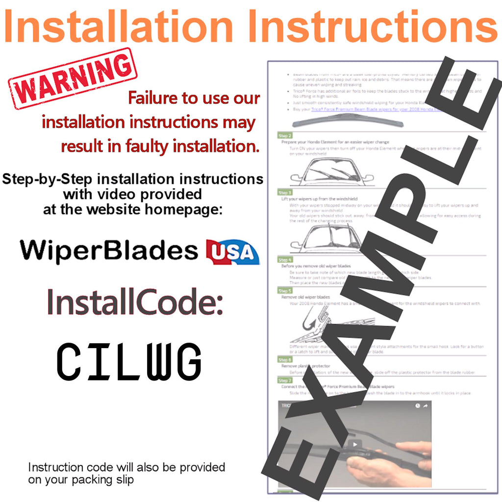 Install Instructions & video for 2010 Volvo XC60 Pulse Wiper Blades - WiperBladesUSA