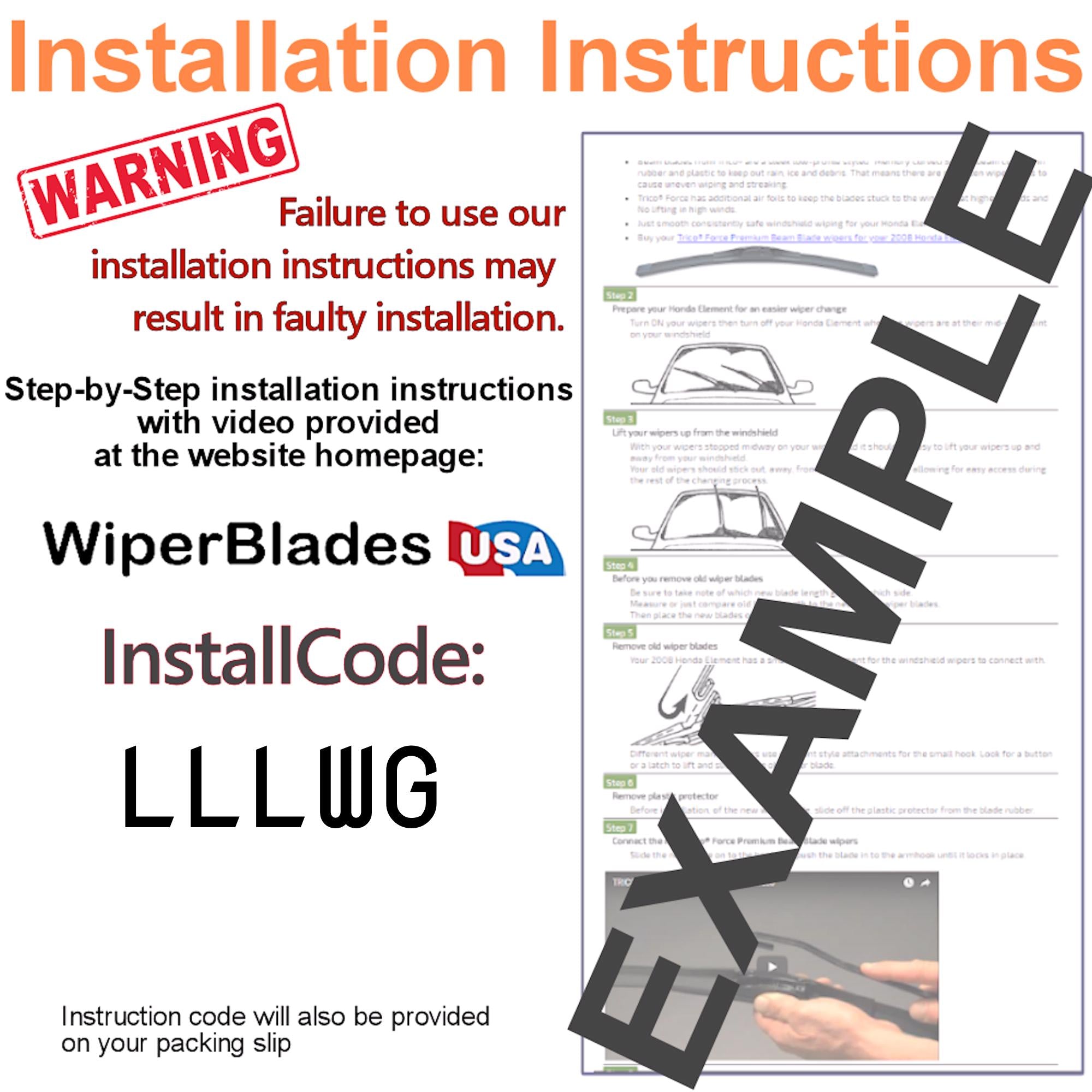 Install Instructions & video for 2019 Lexus LC500h Tempest Elite Wiper Blades - WiperBladesUSA