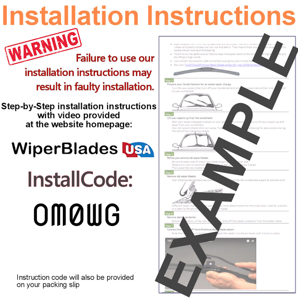 Install Instructions & video for 2025 Audi A4 allroad Pulse Wiper Blades - WiperBladesUSA