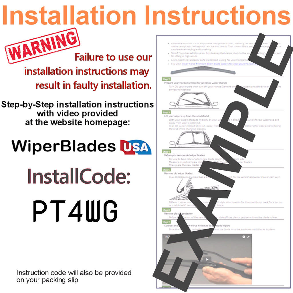 Install Instructions & video for 2025 Lexus LX700h Tempest Elite Wiper Blades - WiperBladesUSA