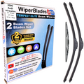 Wiper blades set for 2000 Audi A6 Quattro including rear wiper with 2yr Warranty - WiperBladesUSA - Size Correct
