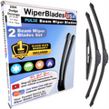 Wiper blades set for 2004 Dodge Durango including rear wiper with 1yr Warranty - WiperBladesUSA - Size Correct