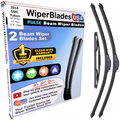 Wiper blades set for 2014 GMC Yukon including rear wiper with 1yr Warranty - WiperBladesUSA - Size Correct