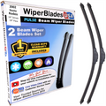 Wiper blades set for 2002 Isuzu Rodeo with 1yr Warranty - WiperBladesUSA - Size Correct