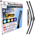 Wiper blades set for 2011 Jeep Wrangler including rear wiper with 2yr Warranty - WiperBladesUSA - Size Correct