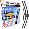 Wiper blades set for 2013 Lincoln Navigator including rear wiper with 1yr Warranty - WiperBladesUSA - Size Correct