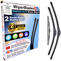 Wiper blades set for 2000 Mercedes-Benz E320 including rear wiper with 2yr Warranty - WiperBladesUSA - Size Correct