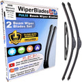 Wiper blades set for 2008 Mercury Mariner including rear wiper with 1yr Warranty - WiperBladesUSA - Size Correct