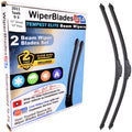 Wiper blades set for 2011 Saab 9-3 with 2yr Warranty - WiperBladesUSA - Size Correct