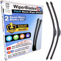 Wiper blades set for 2008 Saab 9-3 with 1yr Warranty - WiperBladesUSA - Size Correct