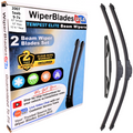 Wiper blades set for 2007 Saab 9-7x including rear wiper with 2yr Warranty - WiperBladesUSA - Size Correct