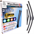 Wiper blades set for 2011 Smart Fortwo including rear wiper with 2yr Warranty - WiperBladesUSA - Size Correct