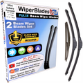 Wiper blades set for 2016 Subaru Forester including rear wiper with 1yr Warranty - WiperBladesUSA - Size Correct