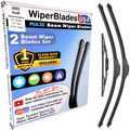 Wiper blades set for 2002 Audi Allroad Quattro including rear wiper with 1yr Warranty - WiperBladesUSA - Size Correct