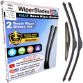 Wiper blades set for 2024 Jeep Grand Wagoneer including rear wiper with 1yr Warranty - WiperBladesUSA - Size Correct