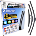 Wiper blades set for 2025 Toyota 4Runner including rear wiper with 1yr Warranty - WiperBladesUSA - Size Correct