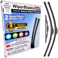 Wiper blades set for 2024 Rolls-Royce Cullinan including rear wiper with 1yr Warranty - WiperBladesUSA - Size Correct